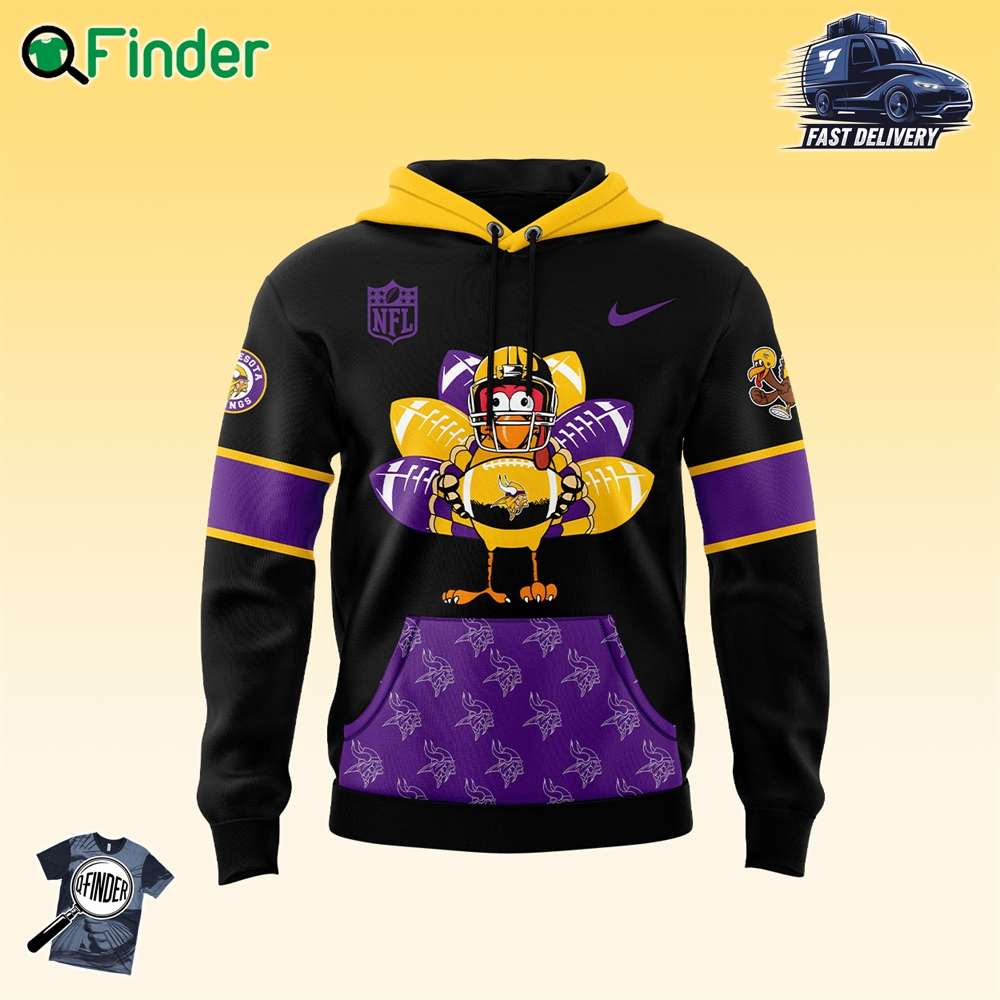 Minnesota Vikings 2024 Thanksgiving Pullover Hoodie Minnesota Vikings 2024 Thanksgiving Pullover Hoodie