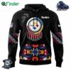 Mens Nike Pittsburgh Steelers 2024 Native American Heritage Month Premium Limited Pullover Hoodie