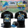 Mens Nike Detroit Lions 2024 Simpson Funday Football Special Premium Limited Pullover Hoodie T-shirt Cap