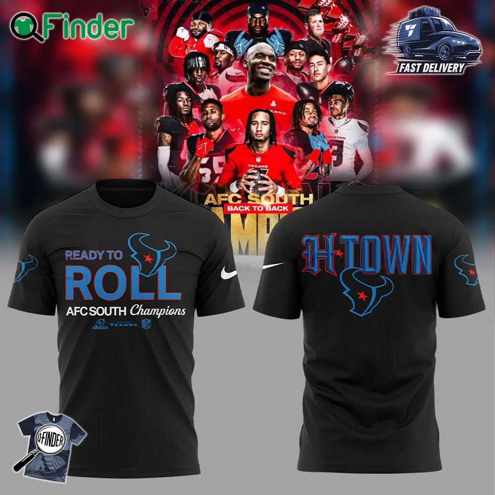 Houston Texans Back to back Division Champs Blue Hoodie T shirt Houston Texans Back-to-back Division Champs Blue Hoodie T-shirt