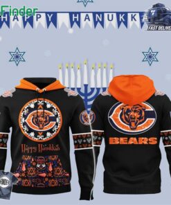 Chicago Bears Happy Hanukkah Holiday New Hoodie