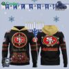 San Francisco 49ers Happy Hanukkah Holiday New Hoodie