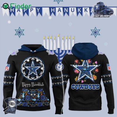 Dallas Cowboys Happy Hanukkah Holiday New Hoodie