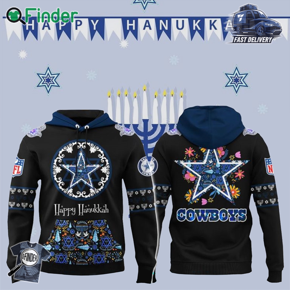 Dallas Cowboys Happy Hanukkah Holiday New Hoodie Dallas Cowboys Happy Hanukkah Holiday New Hoodie