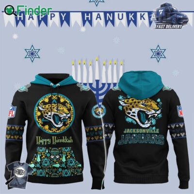 Jacksonville Jaguars Happy Hanukkah Holiday New Hoodie