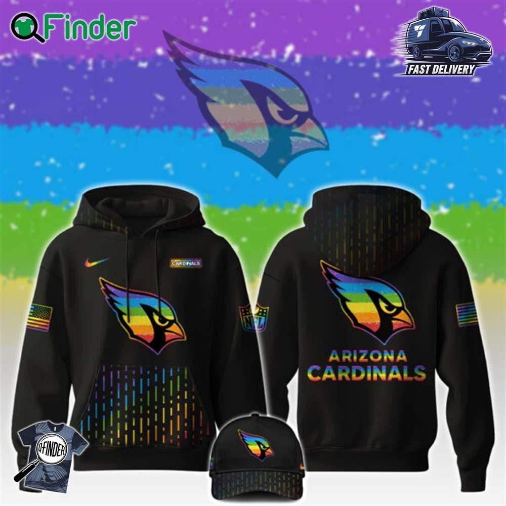 Arizona Cardinals Nfl X Happy Pride Month Limited Edition Hoodie 2024 Arizona Cardinals Nfl X Happy Pride Month Limited Edition Hoodie 2024