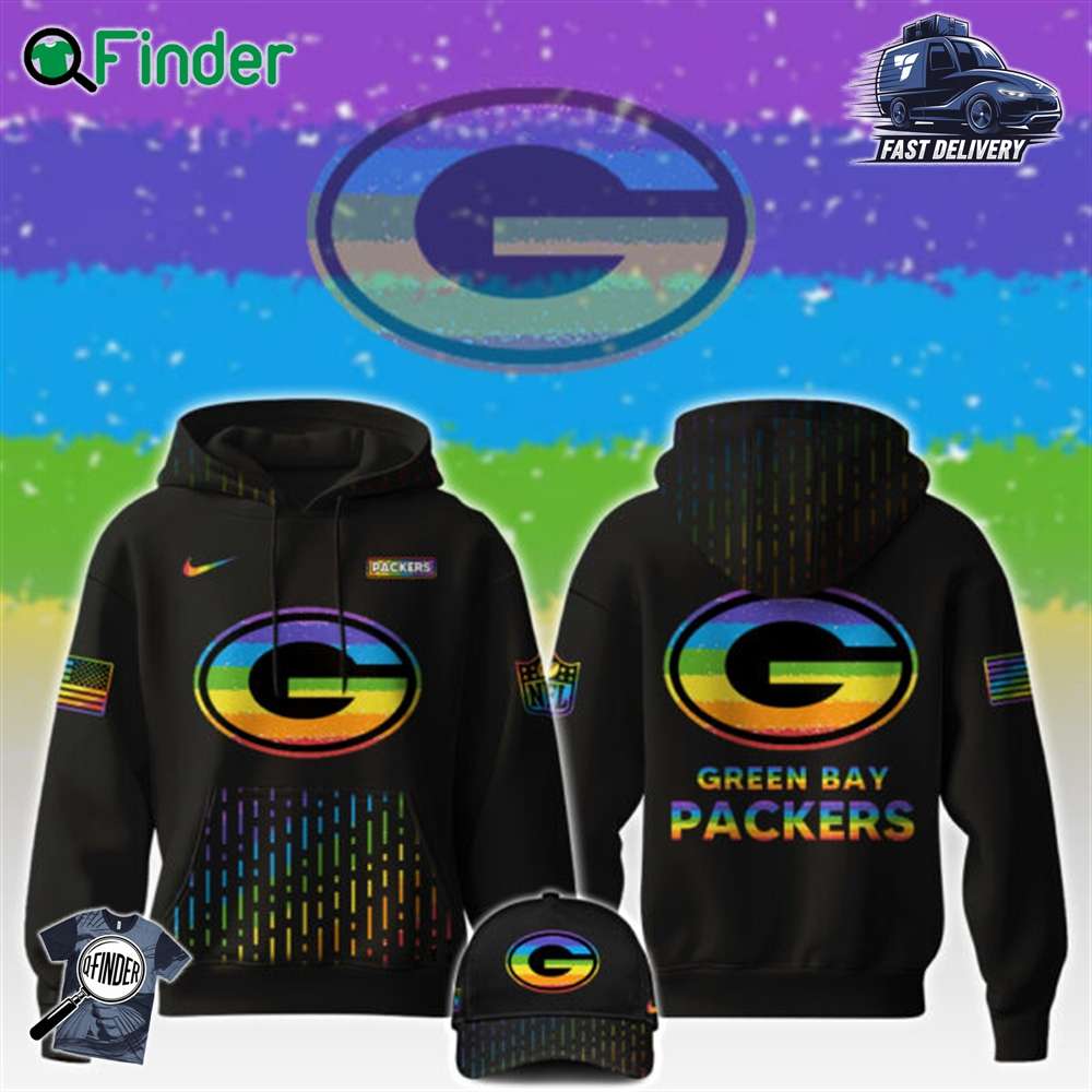 Green Bay Packers Nfl X Happy Pride Month Limited Edition Hoodie 2024 Green Bay Packers Nfl X Happy Pride Month Limited Edition Hoodie 2024