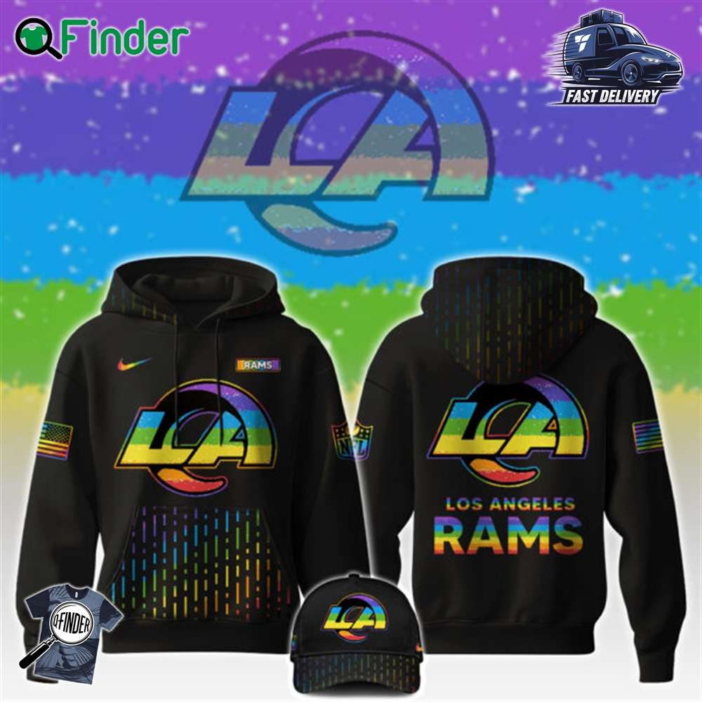 Los Angeles Rams Nfl X Happy Pride Month Limited Edition Hoodie 2024 Los Angeles Rams Nfl X Happy Pride Month Limited Edition Hoodie 2024