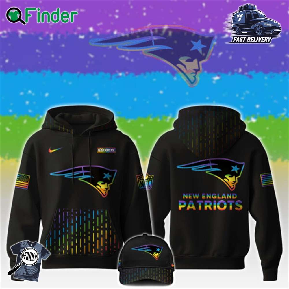 New England Patriots Nfl X Happy Pride Month Limited Edition Hoodie 2024 New England Patriots Nfl X Happy Pride Month Limited Edition Hoodie 2024