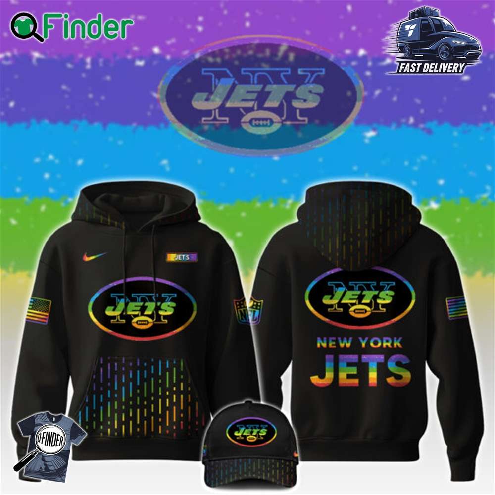 New York Jets Nfl X Happy Pride Month Limited Edition Hoodie 2024 New York Jets Nfl X Happy Pride Month Limited Edition Hoodie 2024