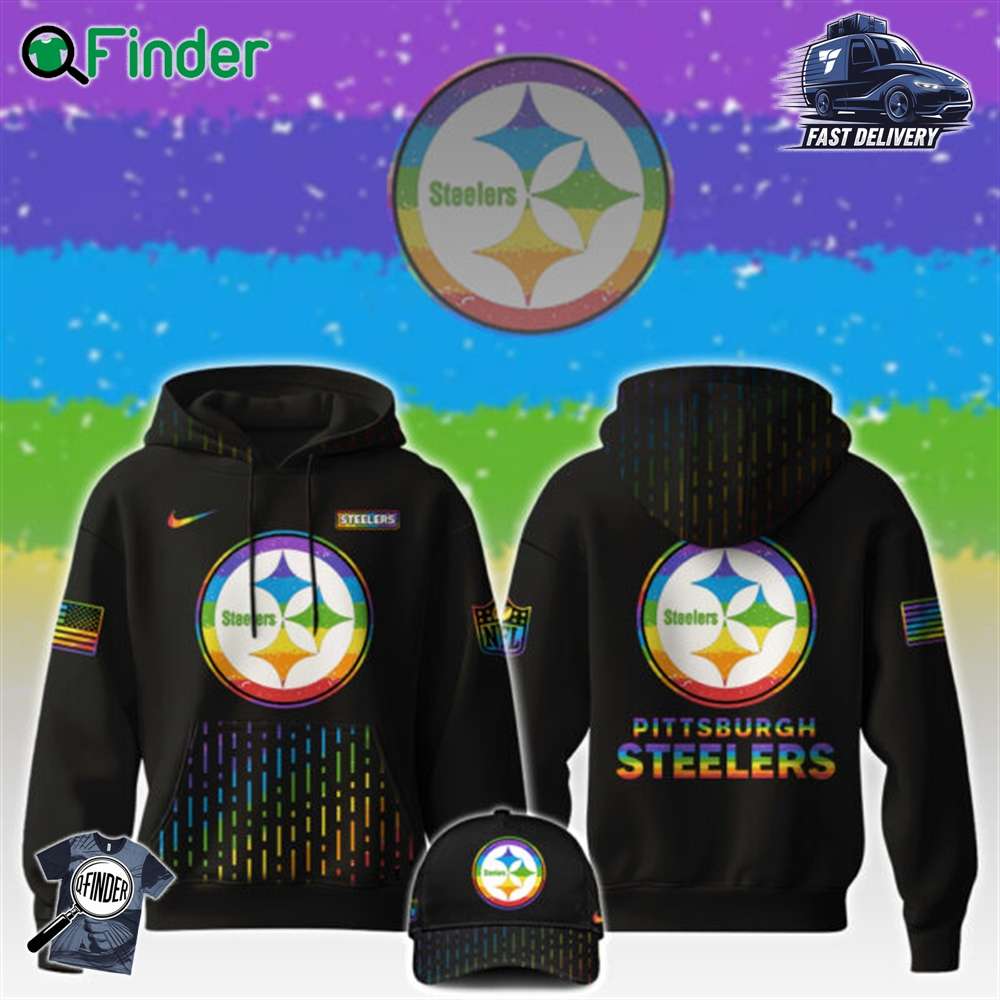 Pittsburgh Steelers Nfl X Happy Pride Month Limited Edition Hoodie 2024 Pittsburgh Steelers Nfl X Happy Pride Month Limited Edition Hoodie 2024