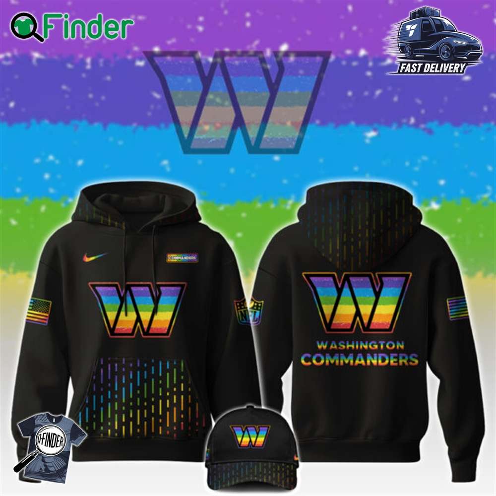 Washington Commanders Nfl X Happy Pride Month Limited Edition Hoodie 2024 Washington Commanders Nfl X Happy Pride Month Limited Edition Hoodie 2024