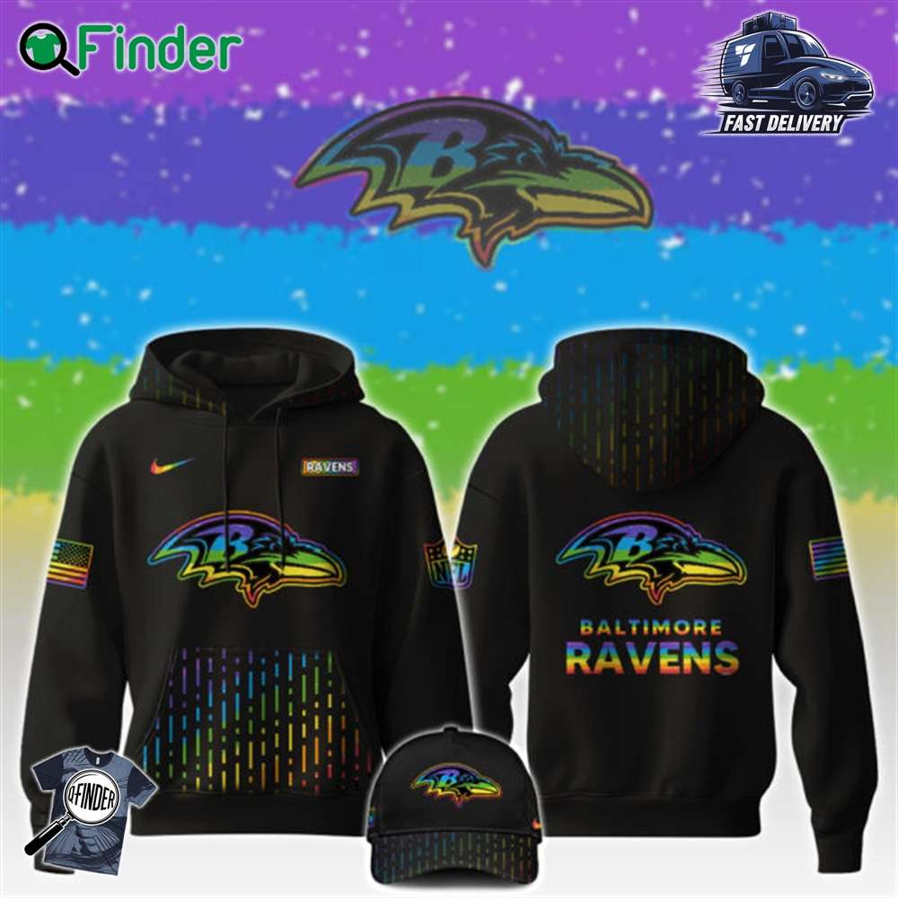 Baltimore Ravens Nfl X Happy Pride Month Limited Edition Hoodie 2024 Baltimore Ravens Nfl X Happy Pride Month Limited Edition Hoodie 2024