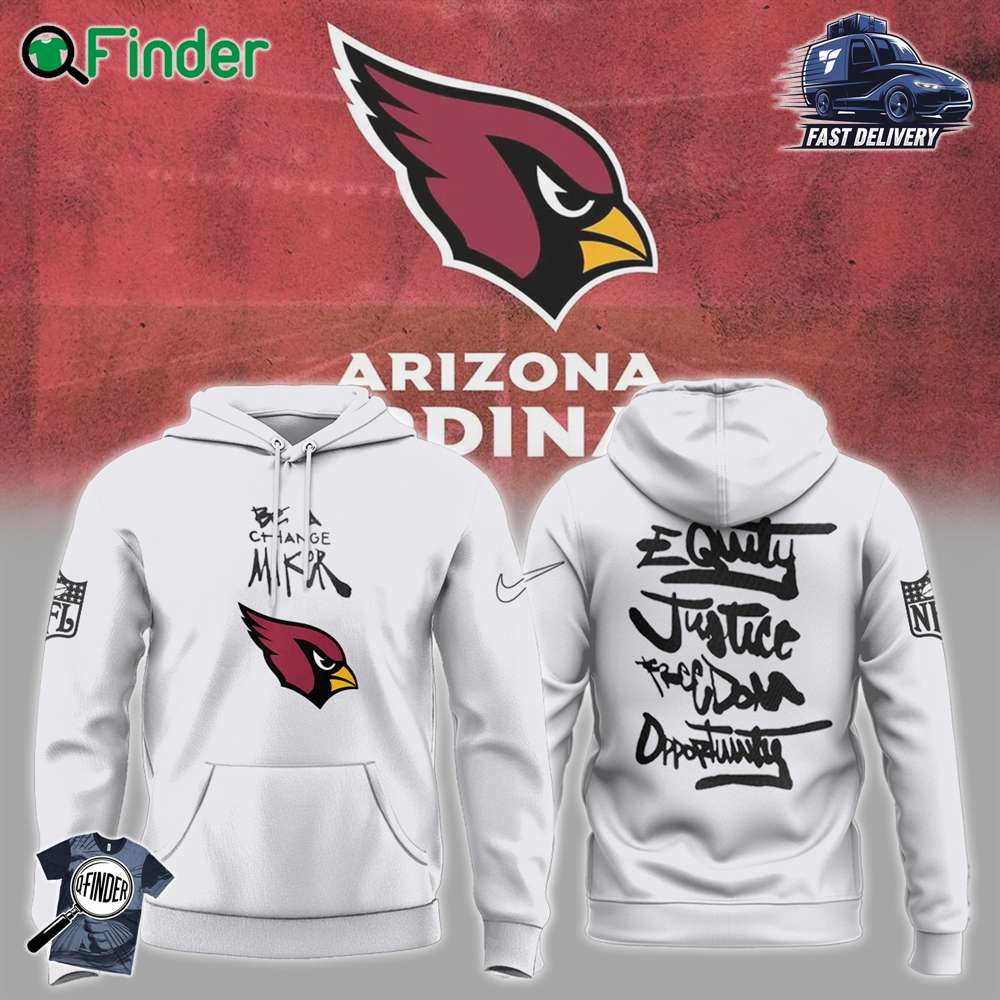 Arizona Cardinals Justice Opportunity Equity Freedom Hoodie Arizona Cardinals Justice Opportunity Equity Freedom Hoodie