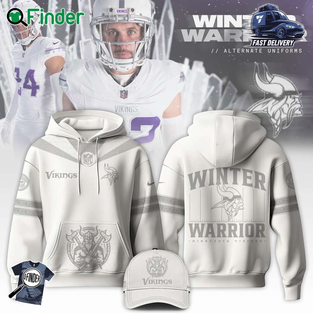 Minnesota Vikings Nfl Winter Warrior Limited Edition Hoodie T shirt Sweatshirt 2024 Minnesota Vikings Nfl Winter Warrior Limited Edition Hoodie T-shirt Sweatshirt 2024