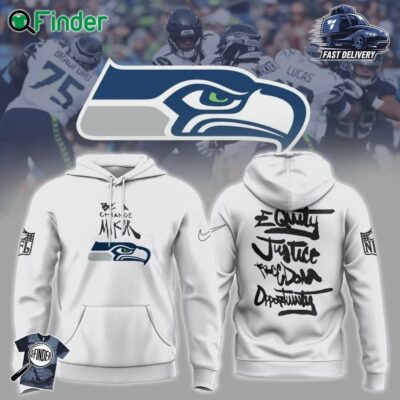 Seattle Seahawks Justice Opportunity Equity Freedom Hoodie