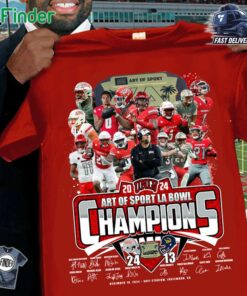 2024 Unlv Art Of Sport La Bowl Champions 24 13 T-shirt