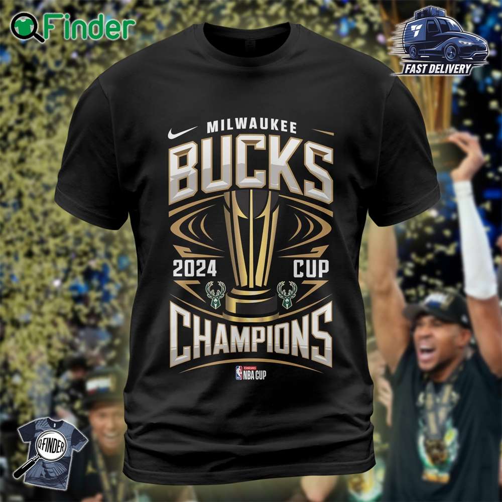 Mil Bucks Emirates Basketball 2024 Championship T shirt Mil Bucks Emirates Basketball 2024 Championship T-shirt