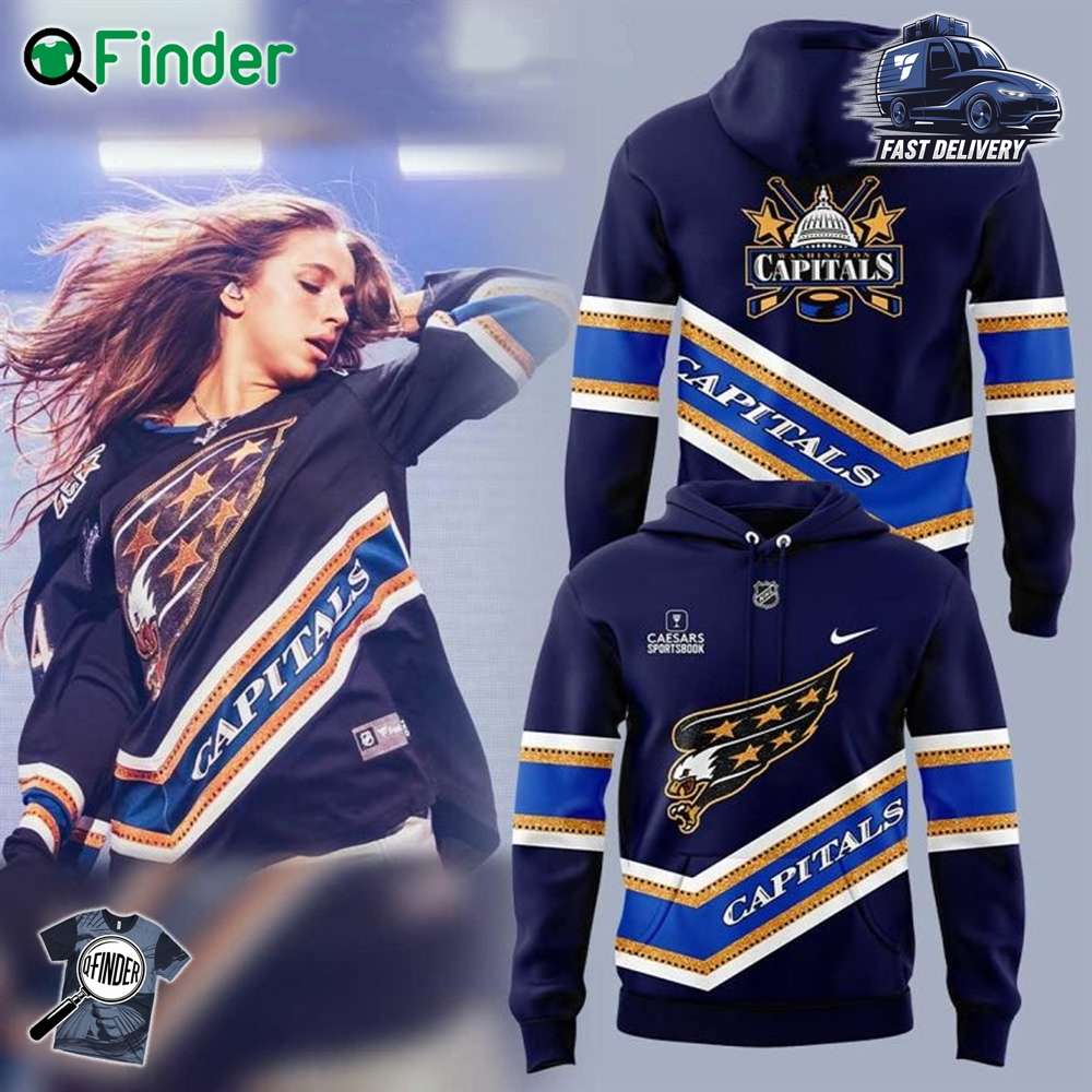 Washington Capitals X Tate Mcrae Celebration Performance Hoodie Long Pants Washington Capitals X Tate Mcrae Celebration Performance Hoodie Long Pants
