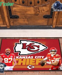 Kcc Mahomies And Kelce Champions 24-25 Rubber Base Doormat