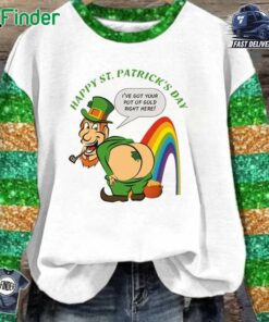 Women's Happu St Patrick's Day Funny Sweatshirt