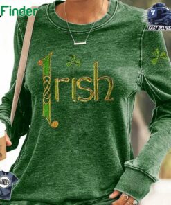 Women's St Patrick's Day Irish Shamrock Sweatshirt