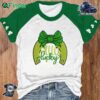 Women's St Patrick's Day Shamrock Print T-shirt