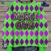 Mardi Gras Print Sweatshirt