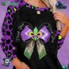 Mardi Gras Bow Printed Sweatshirt