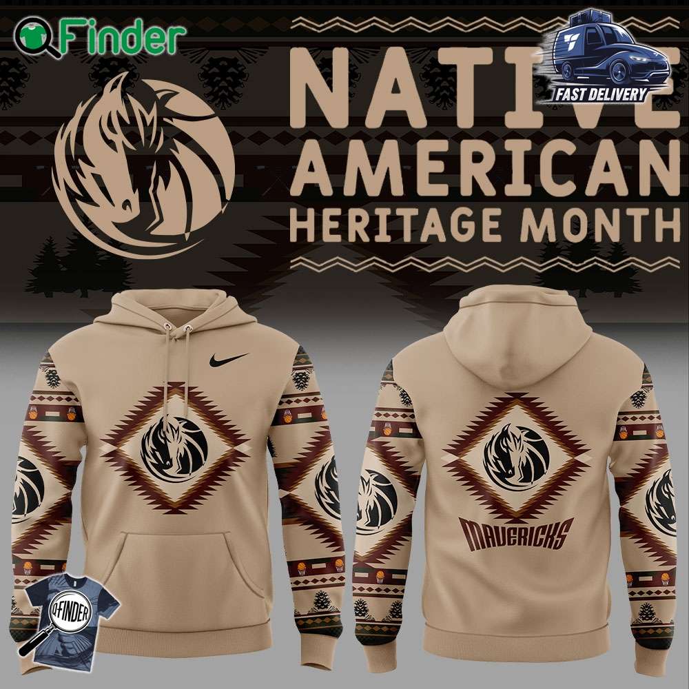Dallas Mavericks Native American Heritage Nike Hoodie T shirt Sweatshirt Dallas Mavericks Native American Heritage Nike Hoodie T-shirt Sweatshirt