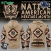 Dallas Mavericks Native American Heritage Nike Hoodie V2