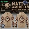 Indiana Pacers Native American Heritage Nike Hoodie T-shirt