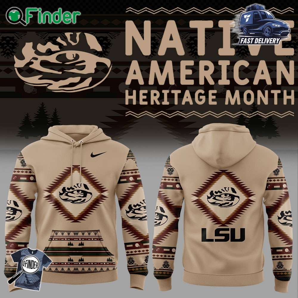 Lsu Football Native American Heritage Nike Hoodie Lsu Football Native American Heritage Nike Hoodie