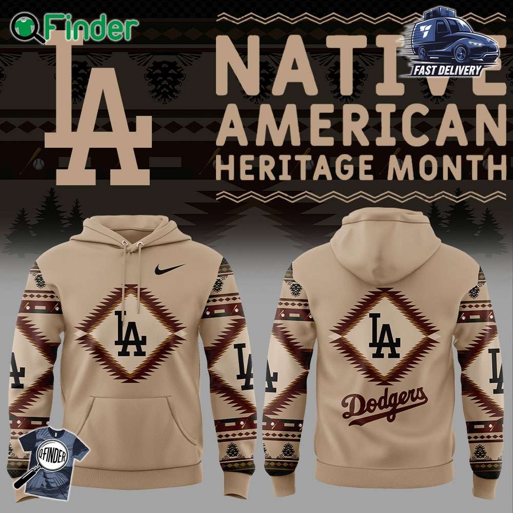 Los Angeles Dodgers Native American Heritage Nike Hoodie Los Angeles Dodgers Native American Heritage Nike Hoodie
