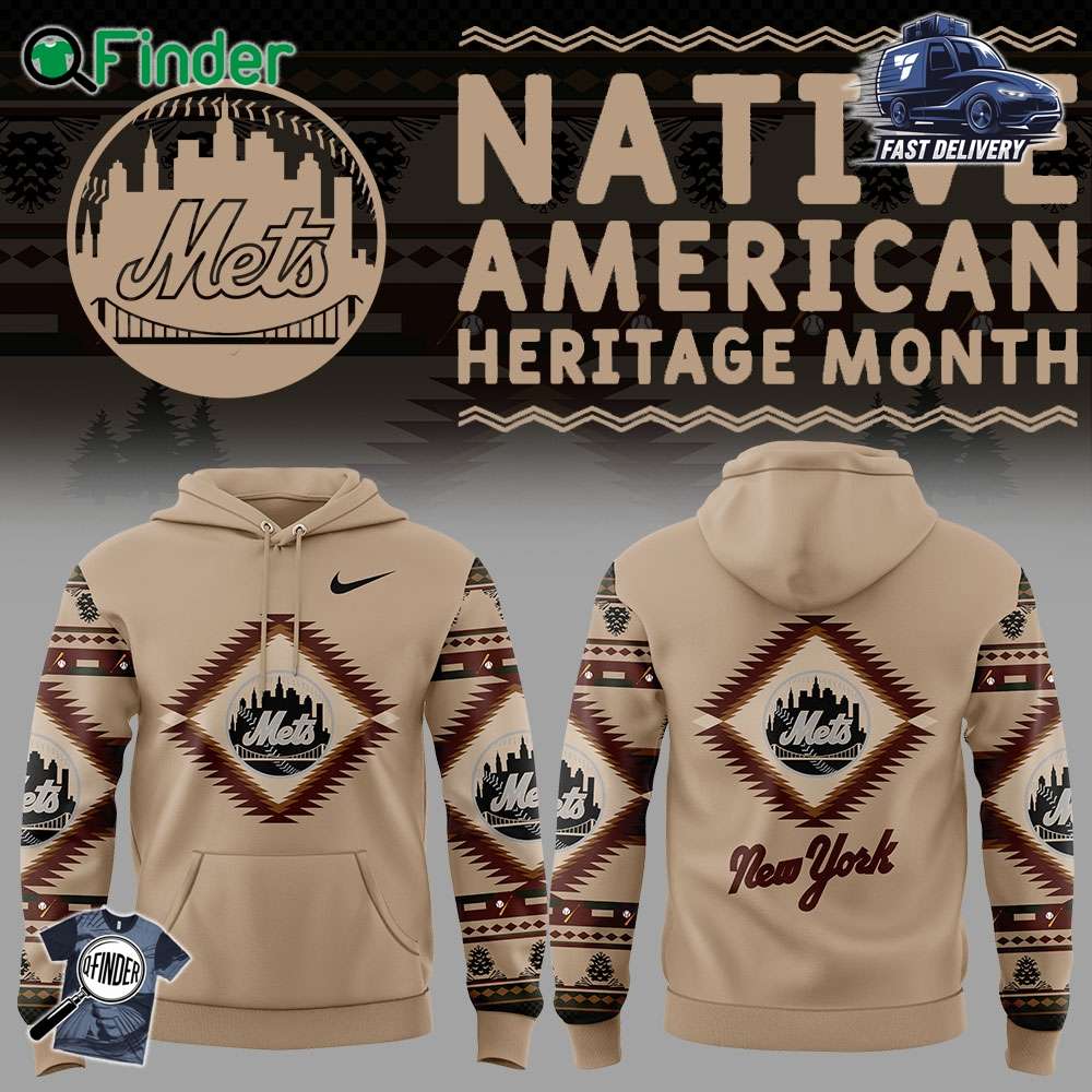 New York Mets Native American Heritage Nike Hoodie New York Mets Native American Heritage Nike Hoodie