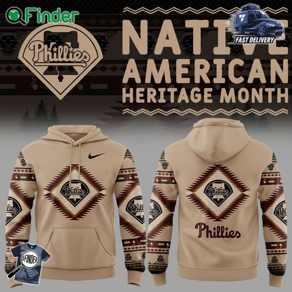 Philadelphia Phillies Native American Heritage Nike Hoodie Philadelphia Phillies Native American Heritage Nike Hoodie