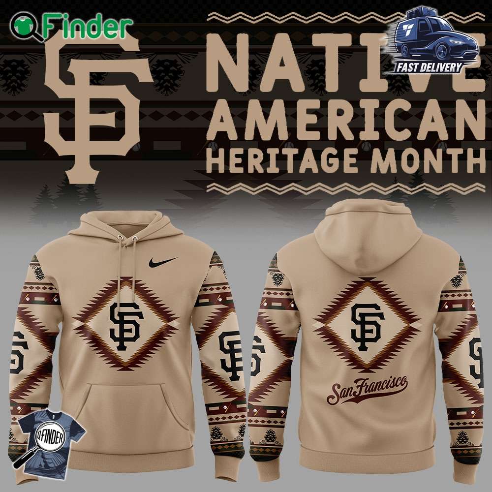 San Francisco Giants Native American Heritage Nike Hoodie San Francisco Giants Native American Heritage Nike Hoodie