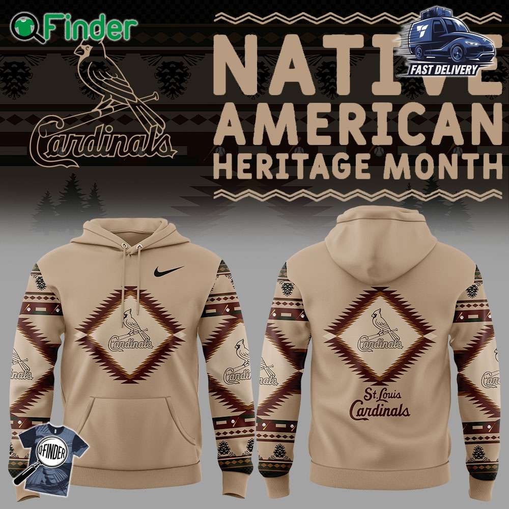 Stlouis Cardinals Native American Heritage Nike Hoodie Stlouis Cardinals Native American Heritage Nike Hoodie