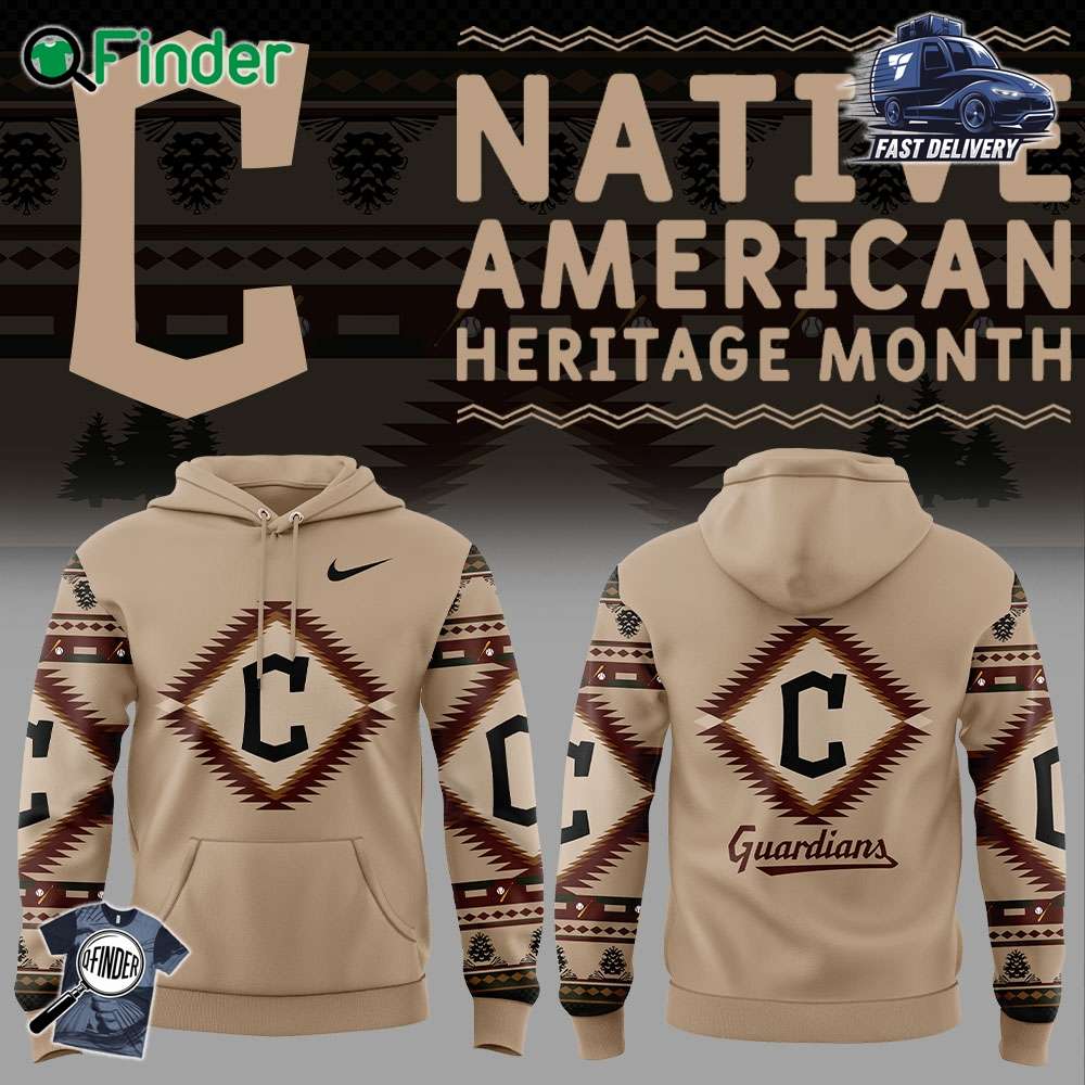 Cleveland Guardians Native American Heritage Nike Hoodie Cleveland Guardians Native American Heritage Nike Hoodie