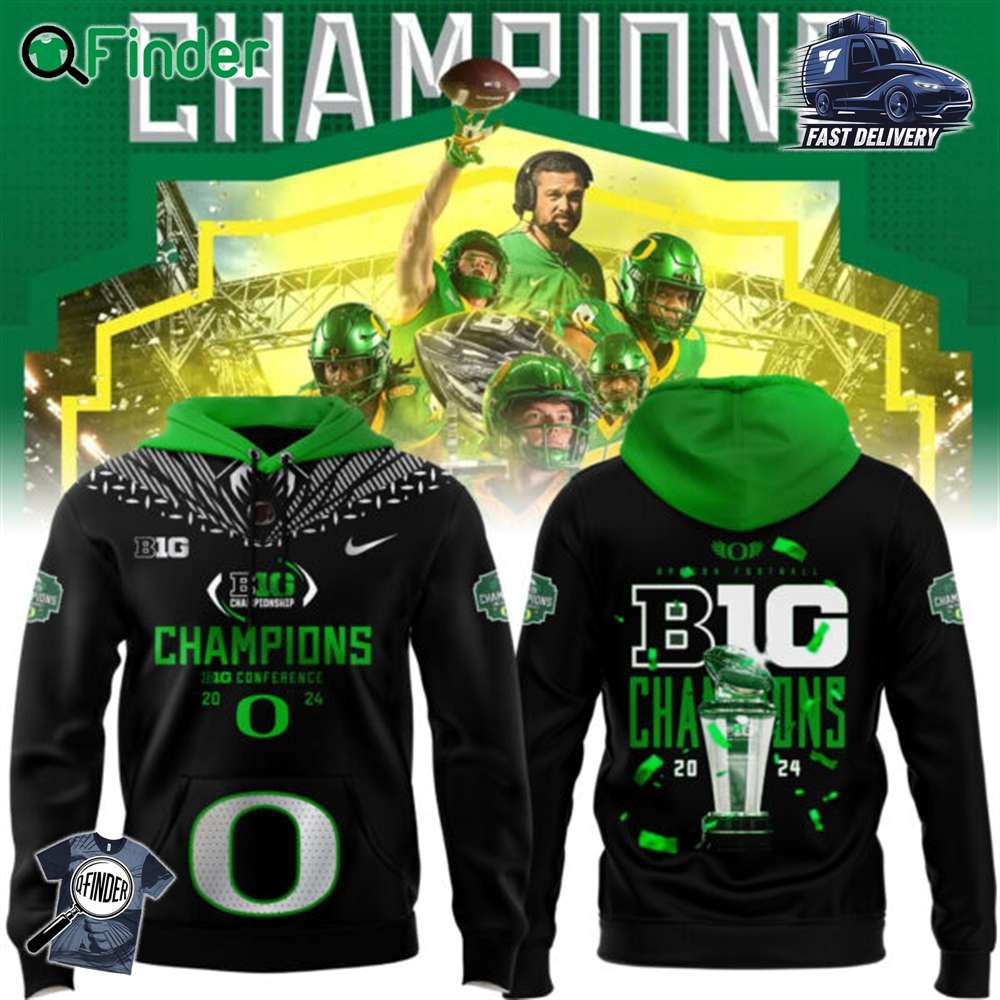 2024 Big Ten Champions Hoodie T shirt 2024 Big Ten Champions Hoodie T-shirt