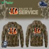 Limited Edition Cicinati Bengals Salute To Service Hoodie 2024