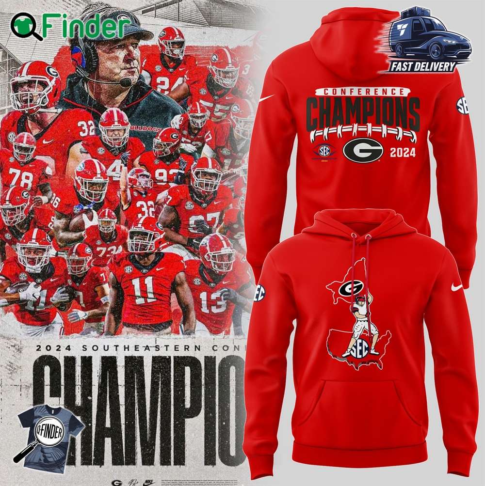 Limited Edition Georgia Football Sec Champions Hoodie 2024 Limited Edition Georgia Football Sec Champions Hoodie 2024