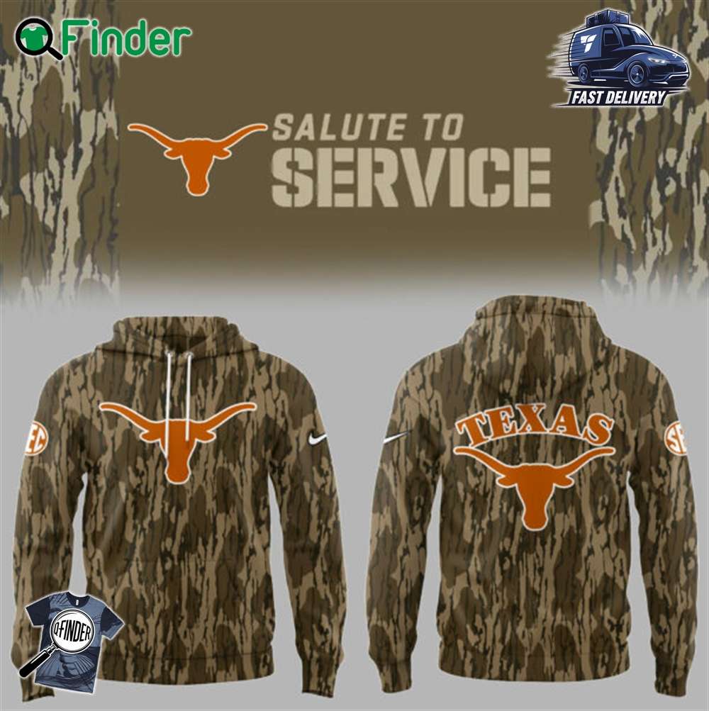 Limited Edition Texas Longhorns Salute To Service Hoodie 2024 Limited Edition Texas Longhorns Salute To Service Hoodie 2024