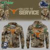 Limited Edition Tx Longhorns Salute To Service Hoodie 2024