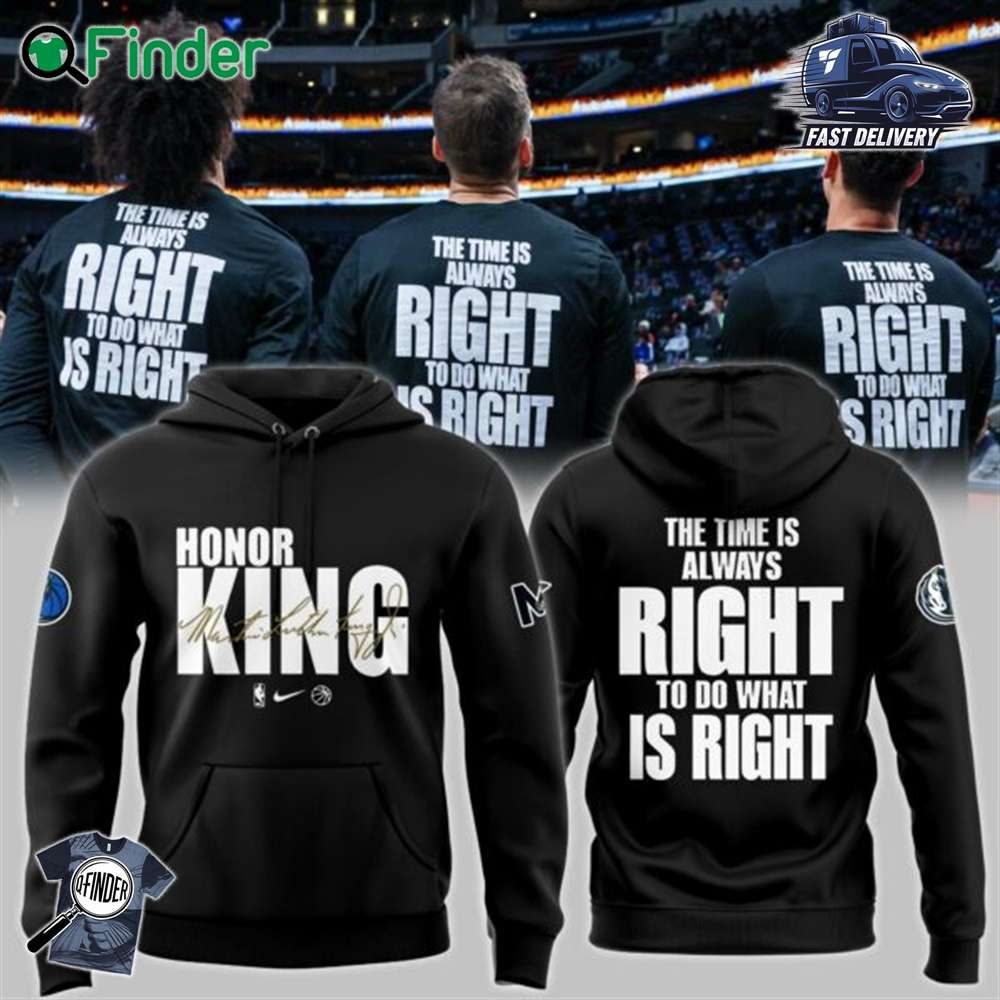 Dallas Mavericks X 2025 Martin Luther King Day Premium Limited Pullover Hoodie Dallas Mavericks X 2025 Martin Luther King Day Premium Limited Pullover Hoodie