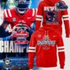 Ole Miss Rebels Ncaa Taxslayer Gator Bowl Champions 2025 Red Hoodie
