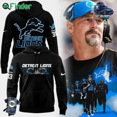 Detroit Lions 313 Black Hoodie Limited Edition