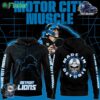 Mens Black Detroit Lions Motor City Muscle Premium Limited Pullover Hoodie V2