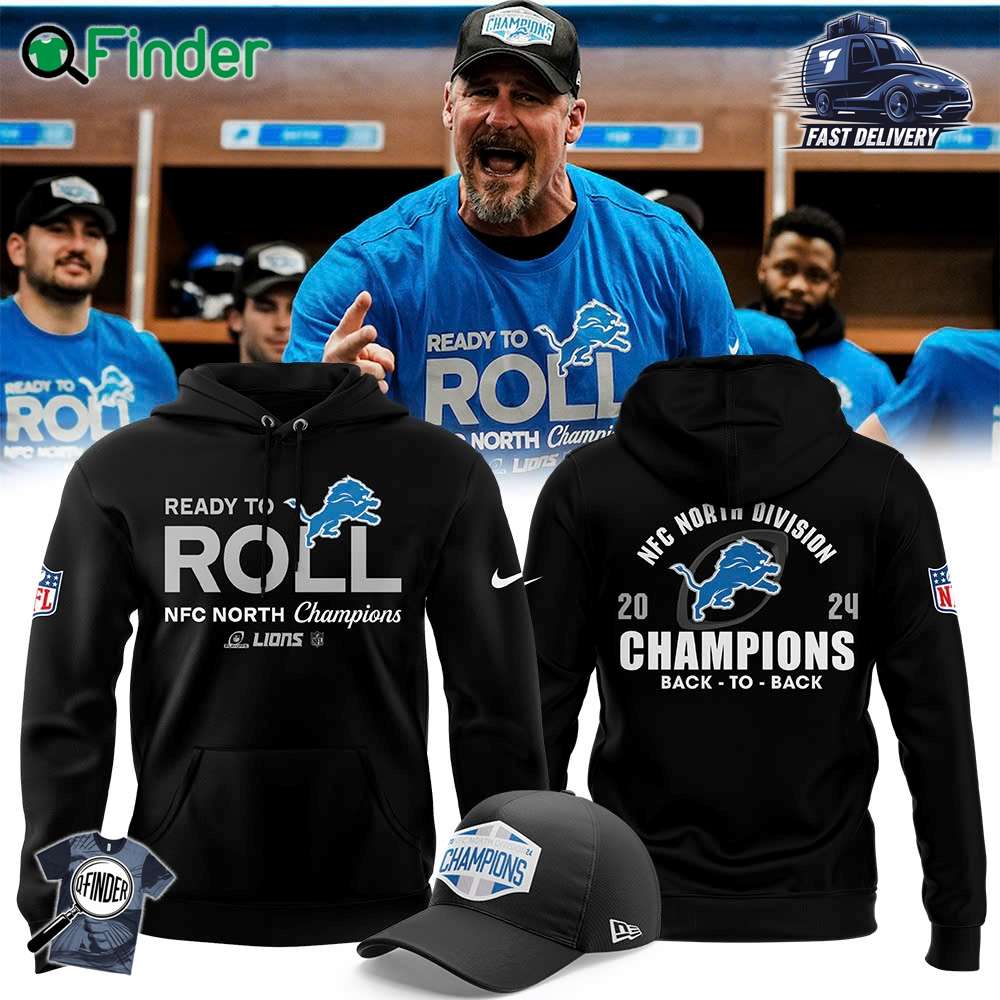 Mens Nike Detroit Lions 2024 Nfc North Division Champions Locker Room Trophy Collection Hoodie T shirt Sweatshirt Mens Nike Detroit Lions 2024 Nfc North Division Champions Locker Room Trophy Collection Hoodie T-shirt Sweatshirt