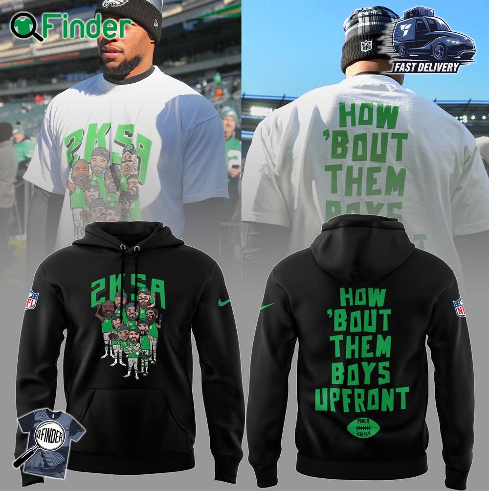 Philadelphia Eagles Nfl 2025 Nike Limited 2k Sa The Boys Upfront Black Hoodie T shirt Philadelphia Eagles Nfl 2025 Nike Limited 2k Sa The Boys Upfront Black Hoodie T-shirt